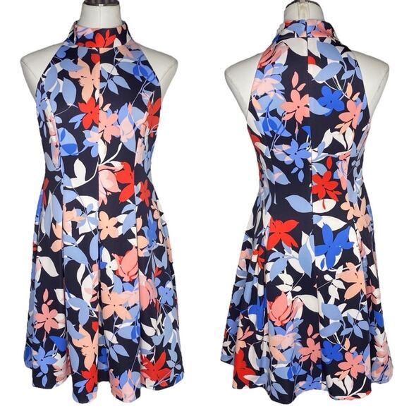 Vince Camuto Floral Halter Dress size 10 - Picture 9 of 9